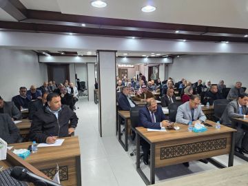 المصري يحاضر برؤساء اللجان المؤقتة حول المنخفضات 