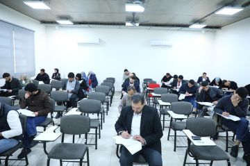 نقيب المحامين يتفقد سير إجراءات امتحان النقابة التحريري في الشرق الأوسط 