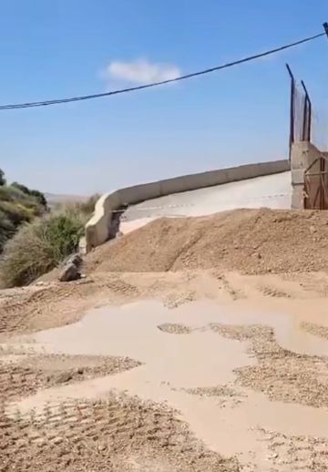 إغلاق احترازي لطريق المنصورة في الطفيلة بعد انجرافات جزئية