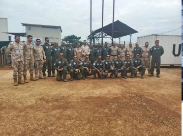 قوة واجب الطائرات العامودية الأردنية الكونغو (2) تحتفل بعيد الفطر