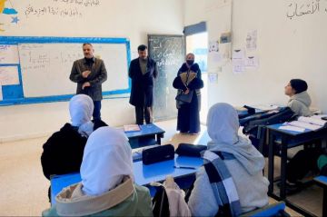 الجريري يلتقي طلبة المسار الأكاديمي في مدرسة القسطل الثانوية المختلطة.