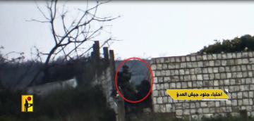 لبنان : المقاومة تستهدف تجمعات وجنود العدو في بلدة القنطرة