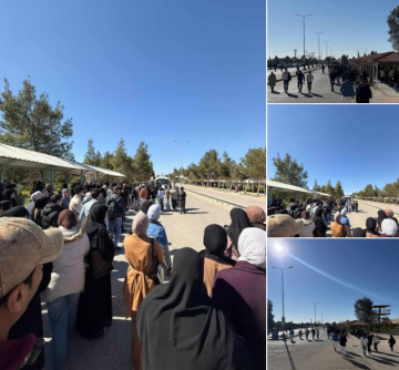 بالصور .. طلبة في جامعة آل البيت يشكون الازدحام وقلة باصات النقل الداخلي