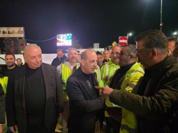 وزير الإدارة المحلية يتفقد جاهزية بلدية مادبا للمنخفض