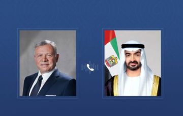 محمد بن زايد وملك الأردن يشددان على الوقف الفوري للأعمال العسكرية بالمنطقة