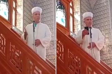 إمام تركي يطرد المصلين ويمتنع عن إلقاء الخطبة .. فيديو