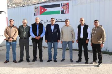 وصول طواقم المستشفى الميداني الأردني نابلس 10