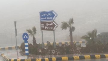 الأمطار في البترا تتجاوز 100 ملم .. والسلطة تتعامل مع الحالة الجوية