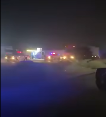 الأمن السوري يرافق الشاحنات الأردنية أثناء عبورها من معبر نصيب