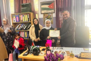 الجريري يكرم الطلبة الفائزين بمسابقة المسحراتي في تربية الجيزة