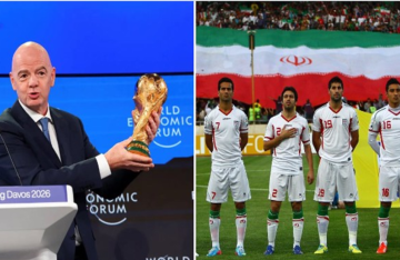 تحت أنظار إنفانتينو.. لاعبو منتخب إيران يحتجون بطريقة خاصة قبل مباراتهم ضد كوستاريكا