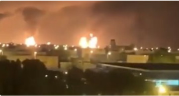 هجوم مزدوج على معسكر الدعم اللوجيستي قرب مطار بغداد