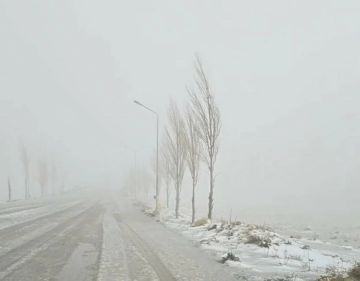 ثلوج ممزوجة بالأمطار فوق مرتفعات القادسية