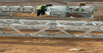 تواصل أعمال التركيب والفحص تمهيدا لتشغيل مشروع محطة تحويل الزرقاء الصناعية