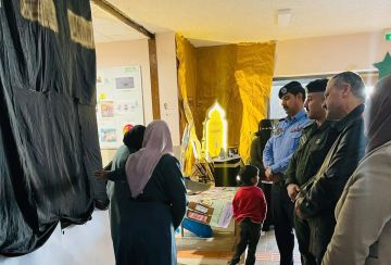 الجريري يفتتح معرض سيره تحيي القلوب في لواء الجيزة.