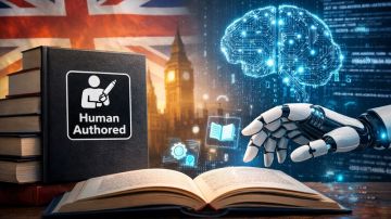 من تأليف بشري.. شعار جديد لتمييز الكتب الحقيقية عن أعمال الذكاء الاصطناعي من تأليف بشري.. شعار جديد لتمييز الكتب الحقيقية عن أعمال الذكاء الاصطناعي