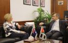 وزير الاستثمار يبحث مع السفيرة الأسترالية تعزيز التعاون الاقتصادي والاستثماري - jo