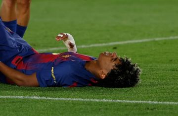 رسميا.. برشلونة يعلن غياب لامين جمال حتى نهاية الموسم