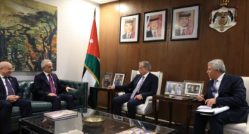 رئيس الوزراء يستقبل وزيري النقل السوري والتركي