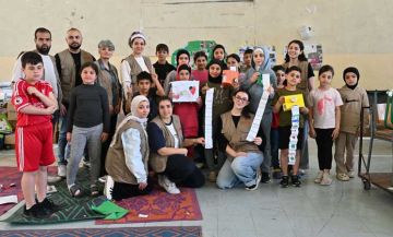 صيدا .. دعم نفسي وتعليمي للأطفال النازحين جراء حرب إسرائيل