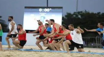 المنتخب الوطني لكرة اليد الشاطئية يفوز على نظيره الباكستاني بدورة الألعاب الآسيوية