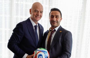 إنفانتينو يعد بدعم شامل لكرة القدم السورية