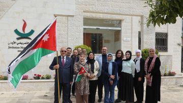 المجلس التمريضي الأردني يحتفل بيوم العلم