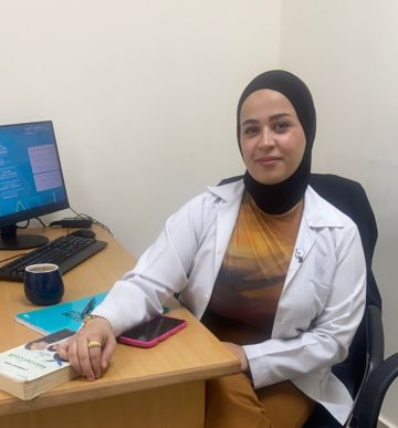 الدكتورة الآء الوليدات .. مبارك تخصص الطب النووي الدكتورة الآء الوليدات .. مبارك تخصص الطب النووي