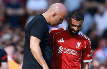 سلوت يتوقع موعد عودة محمد صلاح سلوت يتوقع موعد عودة محمد صلاح