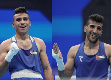 الكسبة وعشيش يحجزان مقعديهما في ربع نهائي بطولة آسيا للملاكمة