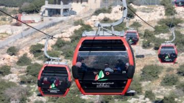 5728 زائرا لتلفريك عجلون الجمعة 5728 زائرا لتلفريك عجلون الجمعة