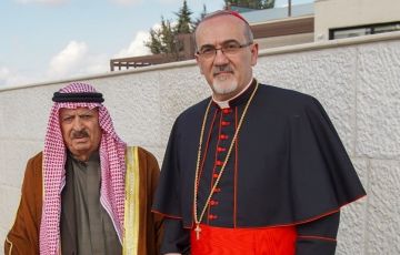 غبطة الكاردينال بييرباتيستا في الفحيص غبطة الكاردينال بييرباتيستا في الفحيص