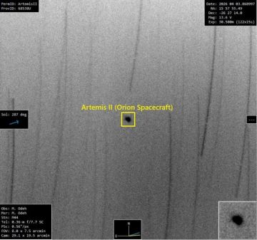 مرصد عربي يصور المركبة الفضائية أرتيمس أثناء توجهها نحو القمر