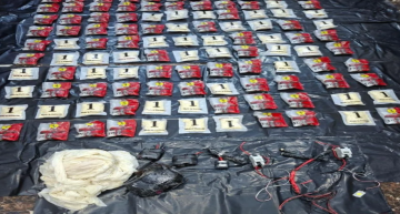 الجيش يحبط محاولة تهريب مخدرات بوسطة بالونات موجهة