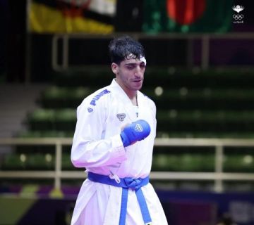 لاعب الكراتيه الجعفري يحرز ذهبية الدوري العالمي
