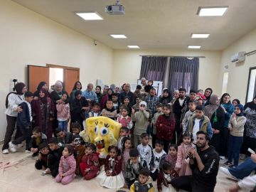 مركز شباب وشابات الرمثا ينفذ فعالية فرحة يتيم مركز شباب وشابات الرمثا ينفذ فعالية فرحة يتيم