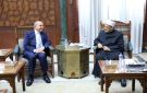 السفير العضايلة يلتقي شيخ الأزهر - jo
