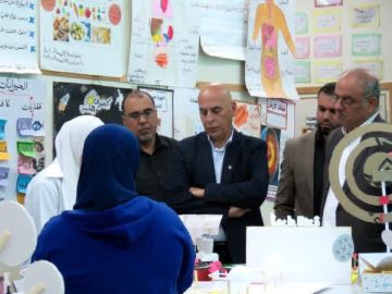 اللصاصمة يرعى افتتاح المعرض العلمي في مدرسة الحارث .. اللصاصمة يرعى افتتاح المعرض العلمي في مدرسة الحارث ..