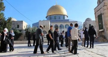 عشرات المستوطنين يقتحمون الأقصى ويؤدون طقوسا تلمودية عشرات المستوطنين يقتحمون الأقصى ويؤدون طقوسا تلمودية