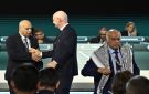رئيس الاتحاد الفلسطيني يتجاهل نظيره الإسرائيلي في مؤتمر الفيفا - jo
