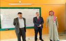 الجريري يتفقد مدرسة زينب الثانوية الثانية للبنين مسائي.