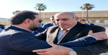 القاضي وعطية في وداع رئيس مجلس النواب العراقي القاضي وعطية في وداع رئيس مجلس النواب العراقي
