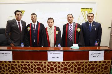 حسام راضي يحصل على درجة الماجستير بامتياز