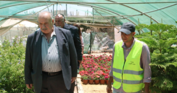 بلدية مادبا تفتتح مشتلها الزراعي النموذجي