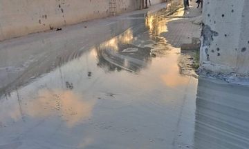 نهر إسمنتي غامض في غزة .. ما حقيقة استخدامه في ترميم المنازل