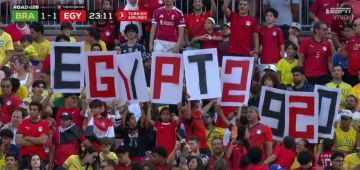 "كأس العالم 2920" ..  واقعة طريفة في مدرجات مباراة مصر والبرازيل