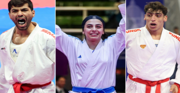 المصاطفة والجعفري ويارا ناصر إلى نهائيات بطولة آسيا للكراتيه