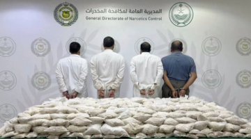 السعودية: ضبط 1.4 مليون قرص إمفيتامين والقبض على أردني و3 مواطنين
