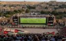 المدرج الروماني يواصل استقبال الجماهير لمتابعة مباراة النشامى أمام المنتخب الجزائري