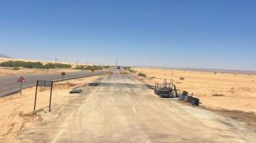 الأشغال: إعادة فتح طريق وادي عربة الرئيسي الأشغال: إعادة فتح طريق وادي عربة الرئيسي